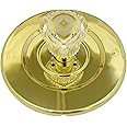 Simpatico 31661P Moen Shower Chateau Series Trim Kit With Brass Escutcheon Screws Tube And Handle, Polished Brass Pvd, Pack of 1