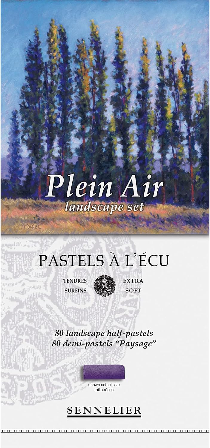 Sennelier Pastels Soft Half ST PKG, Acrylic, Plein Air Landscape, 80 Count (Pack of 1), Multicolor - Image 3