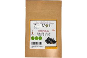 Chilmolli Chipotle authentic 100% Mexican gourmet chilli powder mix/Mélange de poudre de chili chipotl gourmet/Chile chipotle