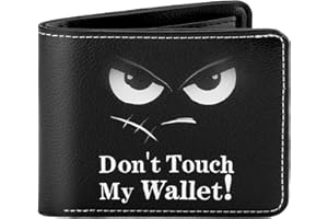 BIPKONU Birthday Gift for 3 4 5 6 7 8 9 10 11 12 13 14 Year Old Boys Cool Leather Kids Wallet Bifold Rfid Blocking Boys Wallet With Coin Pocket ld Window for Kid Toddler Boy Teen Youth Christmas Gift