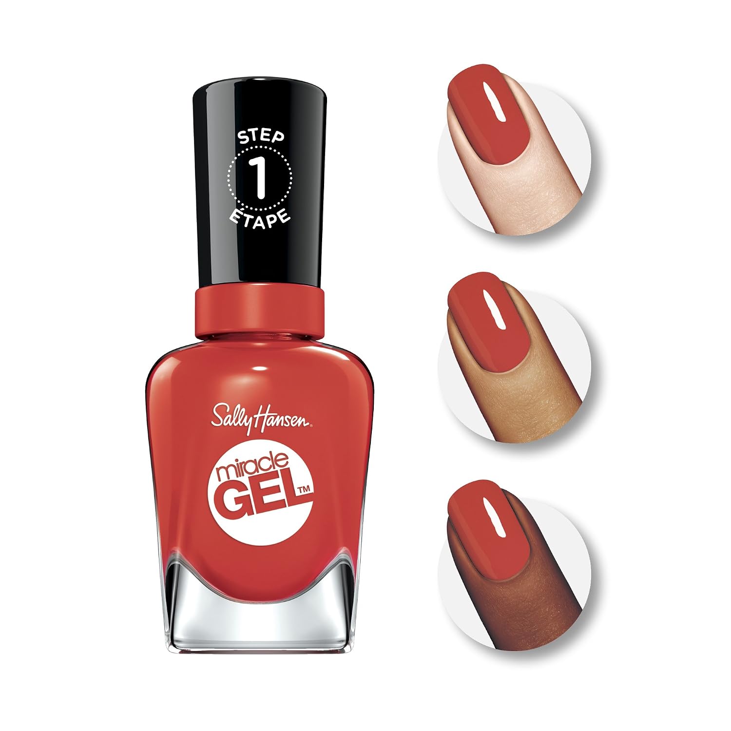 Amazon Com Sally Hansen Miracle Gel Nail Polish Redgy Pack Of 1