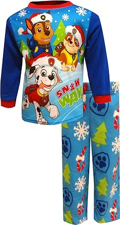 paw patrol fleece pajamas