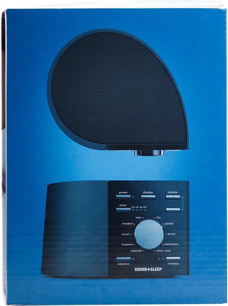 Sound+Sleep High Fidelity Sleep Sound Machine with Real Non-Looping Nature Sounds, Fan Sounds, White Noise, and Adaptive Sound Technology: Home & Kitchen