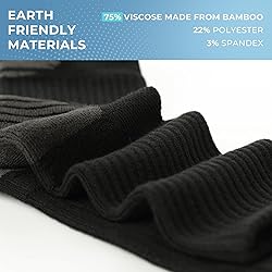 BAMBOO COOL Men's Crew Socks Athletic Running