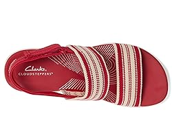 Clarks Women's Casual Sandal, Cherry, 11