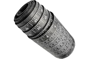 MapleWeld Pipe Wrap-Around | Flexible Gasket Material | for Accurate Pipe Marking and Straight Edge Use, Black (Medium 4in x 