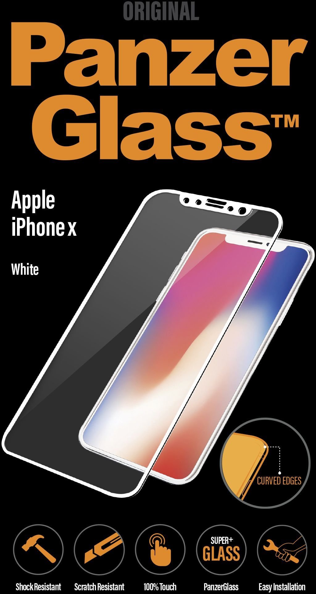 PanzerGlass Premium Apple iPhone X White Screen Protector