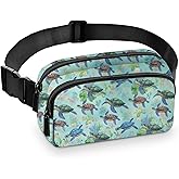 Sea Turtle Fanny Pack for Women Belt Bag Fashion Waist Pouch with Adjustable Strap for Sports Running Traveling Hiking Camping Cycling