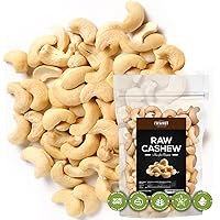 Raw Whole Premium Cashews | 48 oz (3 lb) | 100% Natural | No Chemicals | Non-GMO | Keto and Paleo Diet Friendly