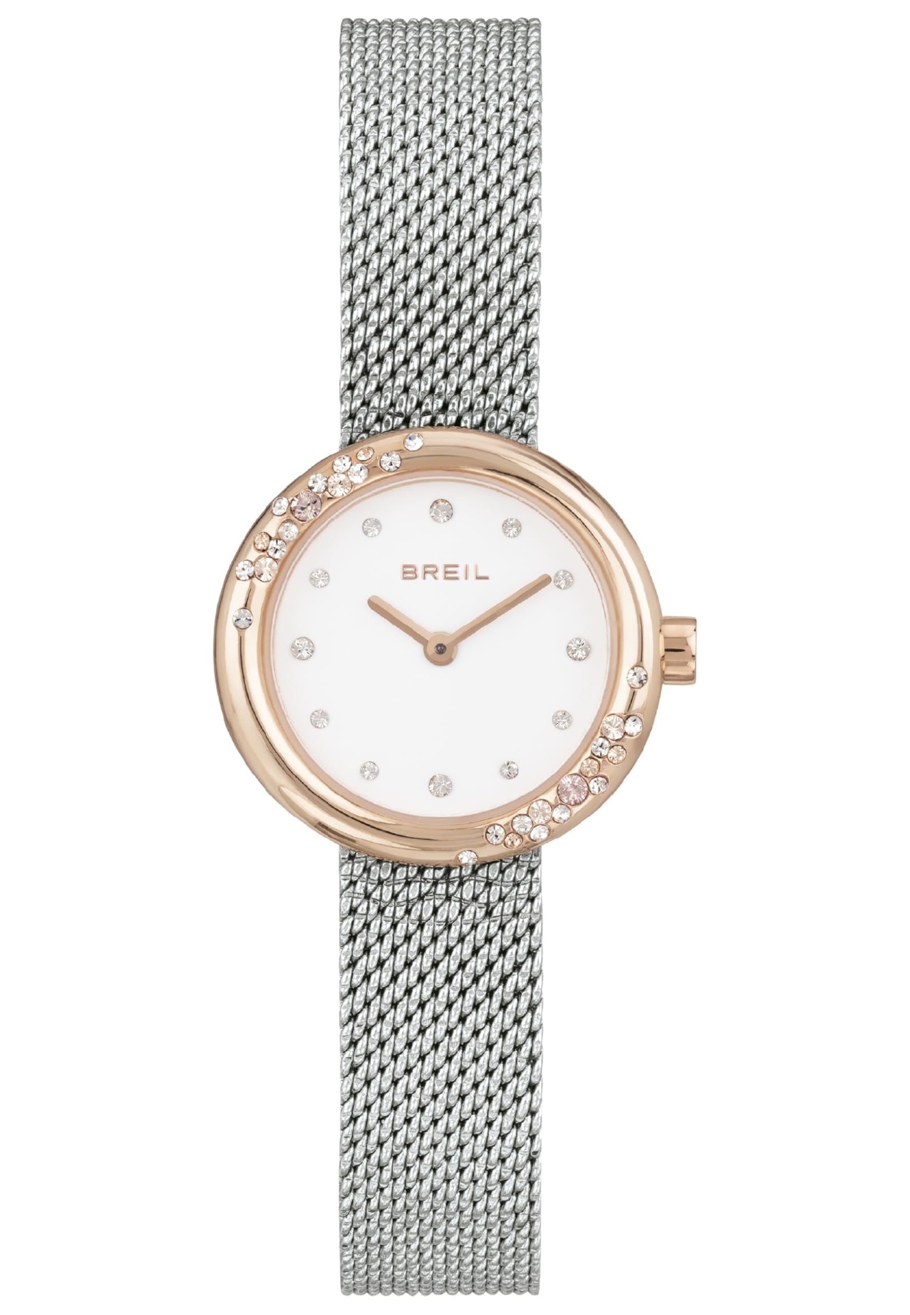 Breil - Clock for Woman Round with Mono-Colored dial and Steel case Collection Wish Watches