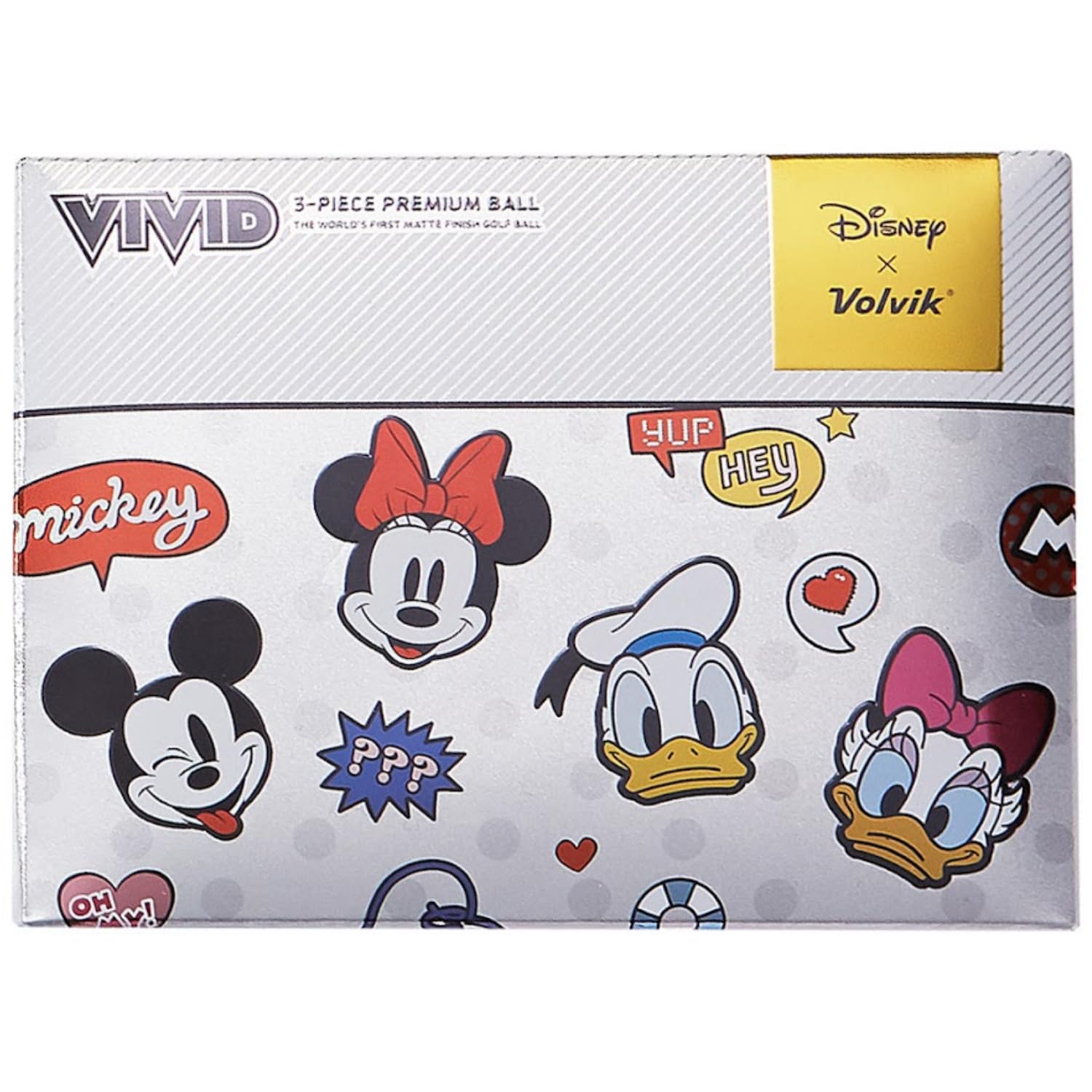 Volvik Disney Dozen Pack, Yellow/Red/Orange/Green, One Size