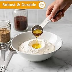 TILUCK Stainless Steel Measuring Spoons Set,Coffee