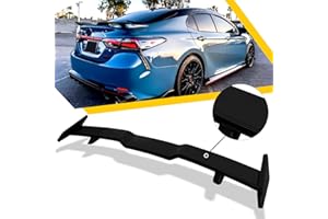 KKoneAuto Rear Spoiler Compatible with 2018-2022 8th Gen Camry and 10th Gen Accord, ABS Rear Trunk Spoiler Wing Matte Black