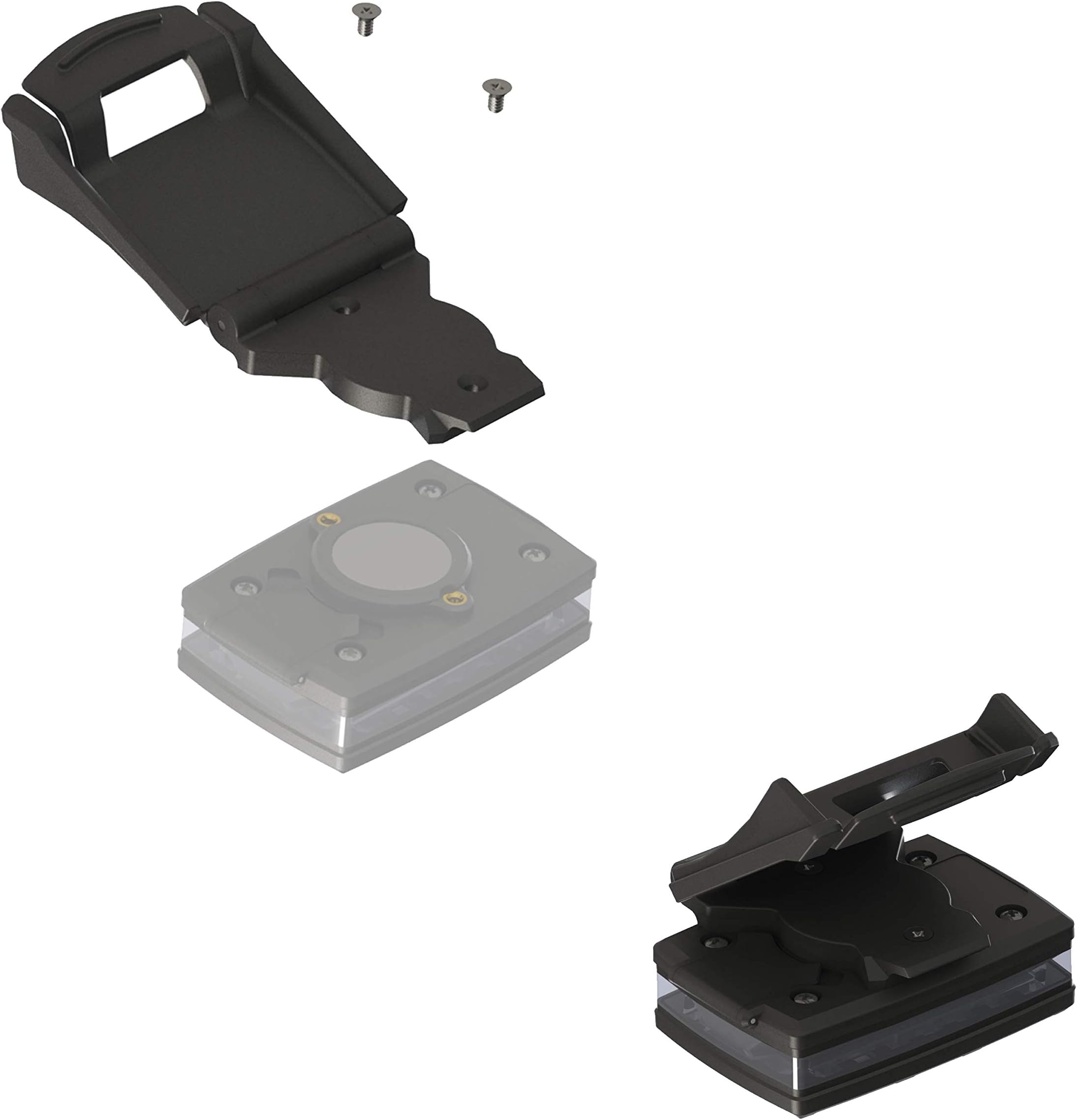 Guardian Angel Elite Series Mounting Accessories | Hands-Free Attachments for Bicycles, Running, Dogs and More | Elite Light Not Included (Elite Shirt Clip)