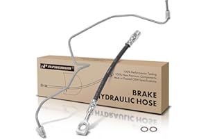 A-Premium Rear Driver Outer Brake Hydraulic Hose Compatible with Select Volkswagen and Audi Models - Jetta 1999-2005, Golf 19