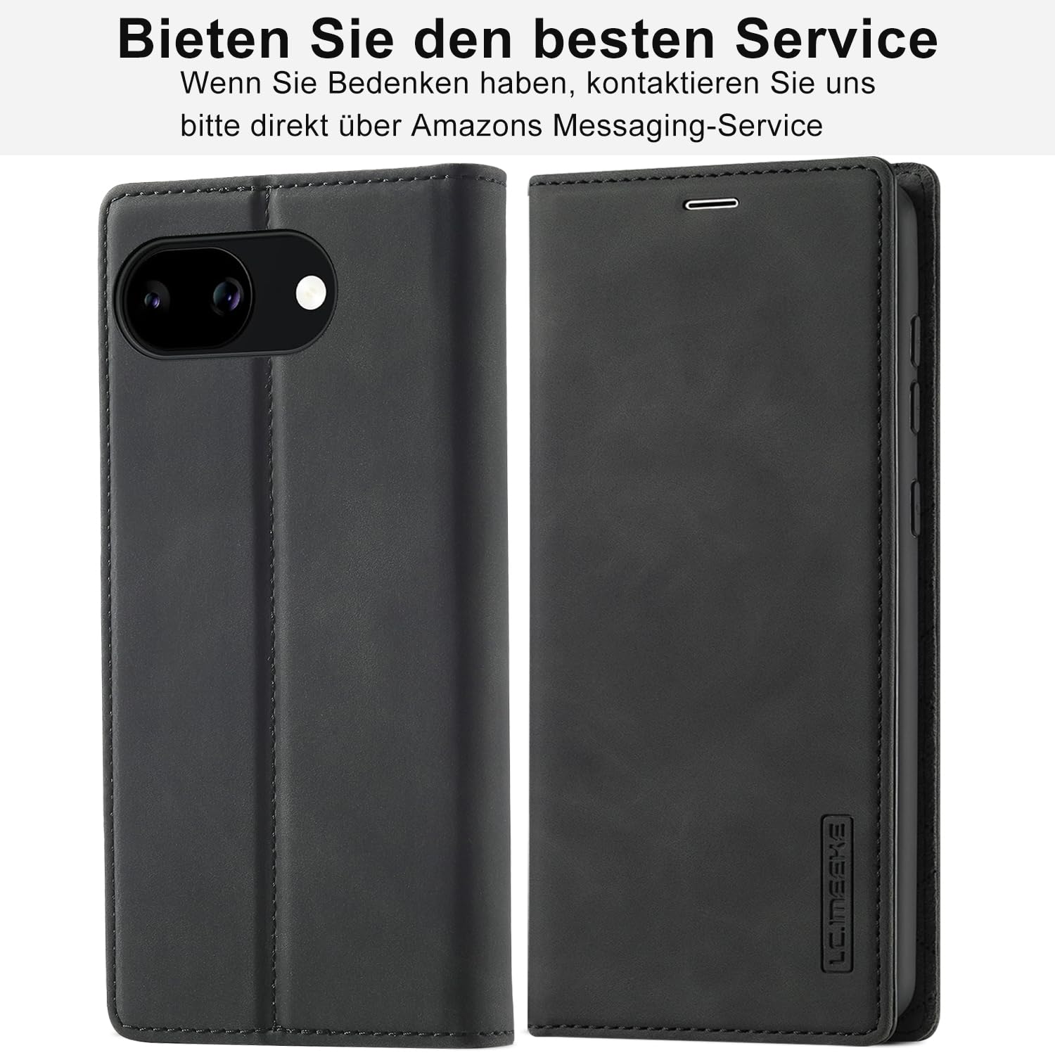 Ailicici Handyhülle für Google Pixel 10A Hülle Leder, Mit Schutzfolie, für Google Pixel 10A Klapphülle Ledermaterial,Kartenfach RFID-Blockierung Wallet Case,Flip Klappbar Schutzhülle Pixel 10 A 7