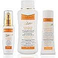 MAKARI Naturalle Carotonic Extreme Glow Skincare Bundle | Renewing Face Cream, Brightening Serum & Body Lotion | Brightens, Moisturizes, Fights Aging & Diminishes Scars | For Oily & Acne-Prone Skin
