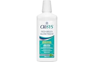 CloSYS Sensitive Fresh Breath Mouthwash - Gentle Mint, Alcohol-Free, Dye-Free, pH Balanced - Soothe Mouth Sensitivity, Elimin