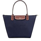 dassymia Tote Bag for Women Foldable Shoulder Bag Nylon Weekend Hobo Handbag