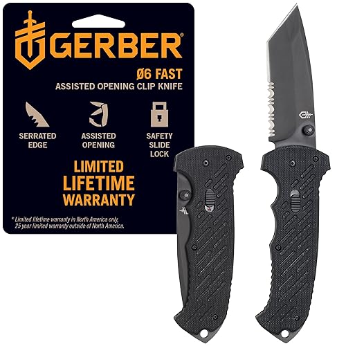 Gerber Gear 06 FAST Folding Pocket Knife, Tactical Tanto Pocket Knife with  Serrated Edge for Camping and Survival in Saudi Arabia | Whizz Tactical  Knives