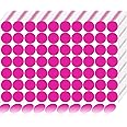 700 PCS Dot Stickers Pink 1 Inch Round Color Coding Labels Polka Circle Dot Label Sticker for Office,Classroom,Papers Etc