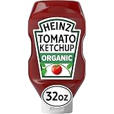 Heinz Organic Tomato Ketchup, 32 oz Bottle | America&rsquo;s Favorite Ketchup&reg;, No Artificial Sweeteners, No High Fructose Corn Syrup, All Natural Ingredients