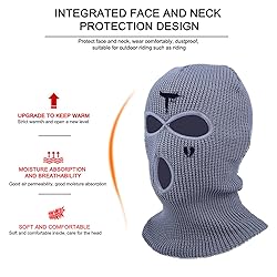 5665 3 Hole Full Face Mask Winter, Outdoor Sports