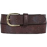 Eddie Bauer Women's Casual Leather Belts with Durable Metal Buckle