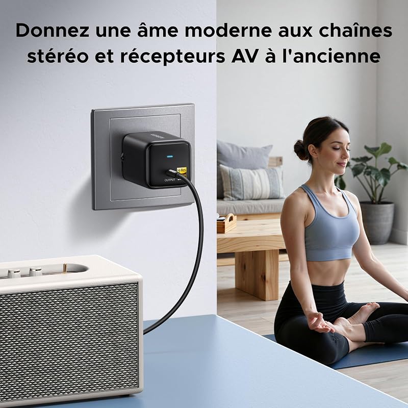 LDAC Récepteur Bluetooth 6.0 Adaptateur Audio Bluetooth pour Chaîne — photo 3 sur 8