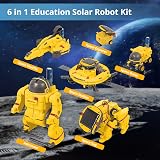 OMWay STEM Solar Robot Toys 6-in-1 Educational Space Robotics Kit for Kids view 3