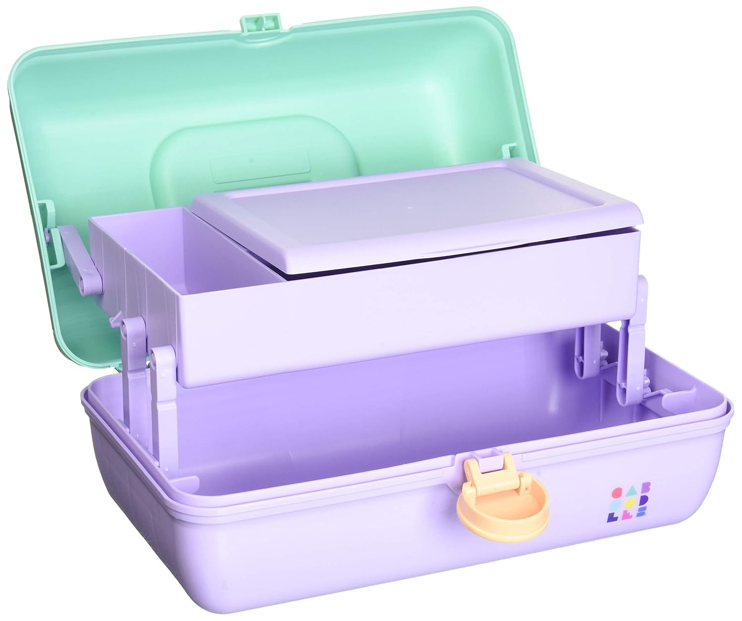 Caboodles On-The-Go Girl Sea foam Lid & Lavender Base Vintage Case, 1 Lb: Beauty