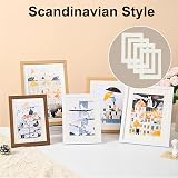 Fuitke Cream White 16 Mounts 8x10 and 5x7 for Photos Art Frames view 6