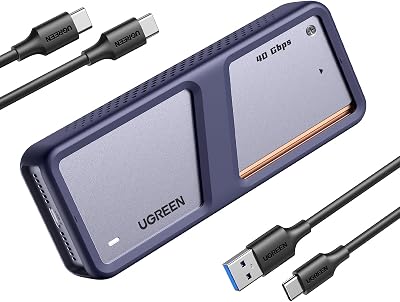 UGREEN 40Gbps M.2 NVMe Enclosure with Cooling Fan USB4 TB4 Aluminum