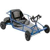 Razor Dune Buggy Electric Ride-On for Kids Ages 8+, 120 lb Max Weight, Blue &ndash; 250W Motor, Up to 9 Mph, 40-Min Run Time, Thumb Trigger Throttle, Bucket Style Seat, Steel Wheels w/ 8&rdquo; Pneumatic Tires