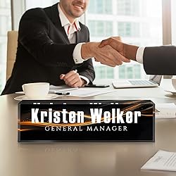Custom Office Name Plate for Desk - Desk Name Plate