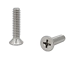 FixtureDisplays® 10-24 X 7/8" Stainless Flat Head