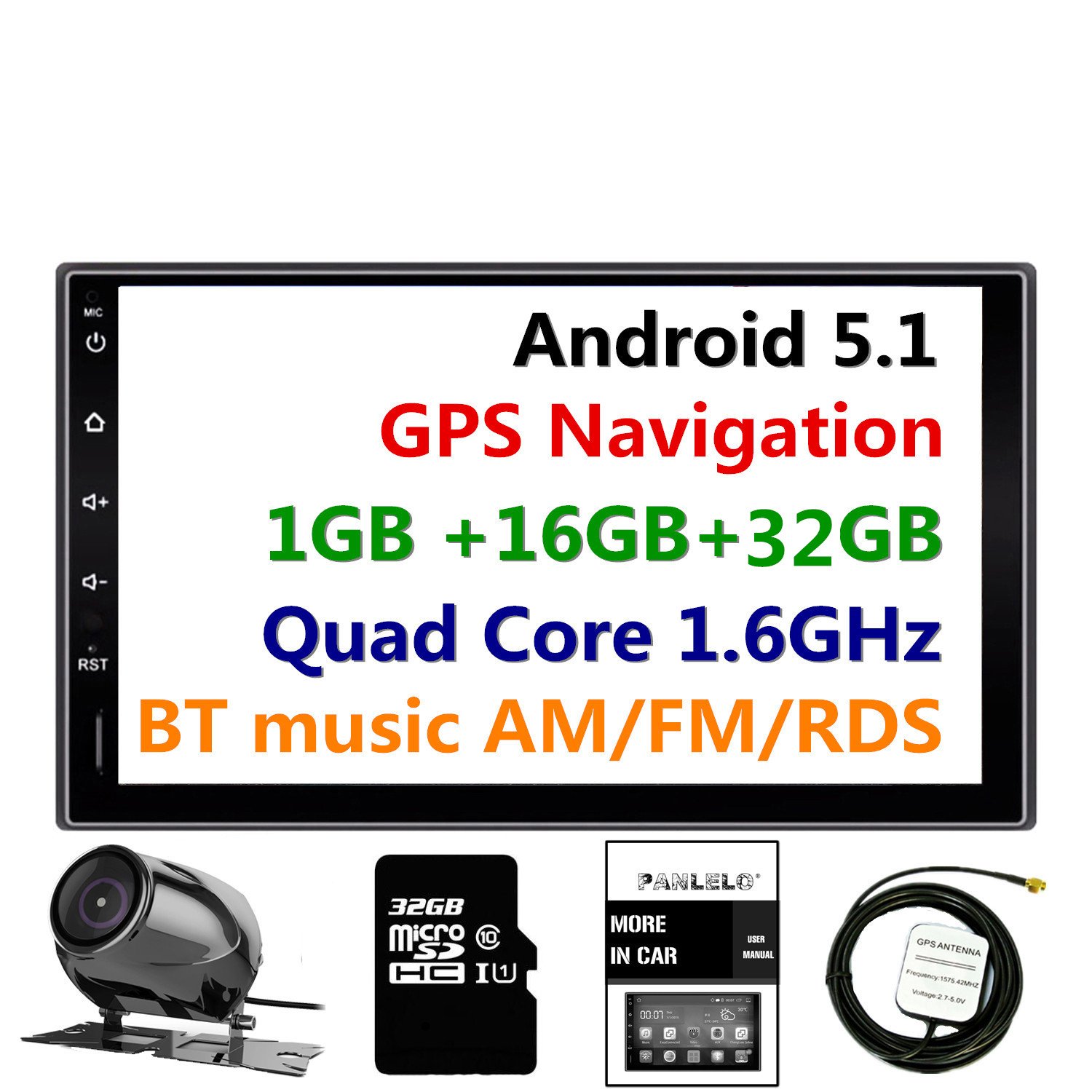 Panlelo PAYZ In dash Din Pulgadas Completo HD Pantalla Táxil Head Unit