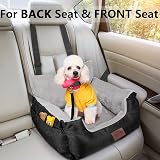 GoFirst Dog Car Seat Small Dogs Cats Booster Seat with Storage Pocket view 4