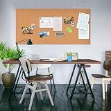 Okydoky Cork Board Roll Self-Adhesive 8mm Thick 40x120cm 100 Pins Office Home view 4