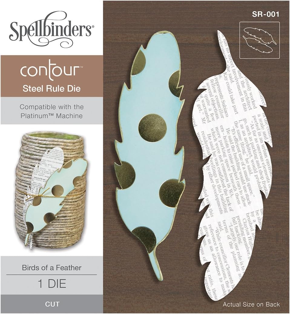 Spellbinders Spellbinders Steel Rule Die 5.5-inch x 6-inch-Birds Of A Feather, Multicoloured, 3.17 x 16.510000000000002 x 20.95 cm - Image 4