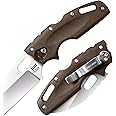 COLD STEEL Tuff Lite 2.5" AUS8A Sheepsfoot Razor-Sharp Plain Blade 3.5" Griv-Ex Handle Pocket Folding Knife