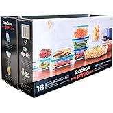 Snapware Pure Pyrex 18-Piece Glass Food Storage Set, Clear
