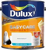 Dulux Easycare Washable & Tough Matt Emulsion White Cotton 2.5L view 2