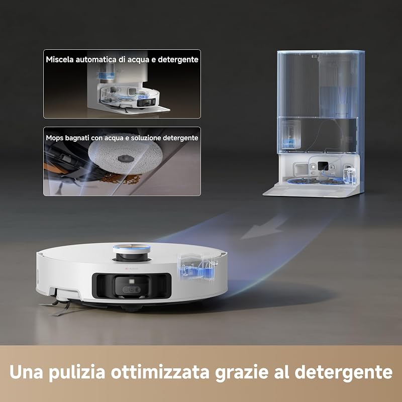X50 Ultra Complete Robot Aspirapolvere Lavapavimenti, 20.000 Pa