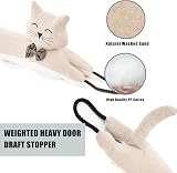 Marwood Cat Themed Under Door Draft Excluder 96cm Khaki view 4