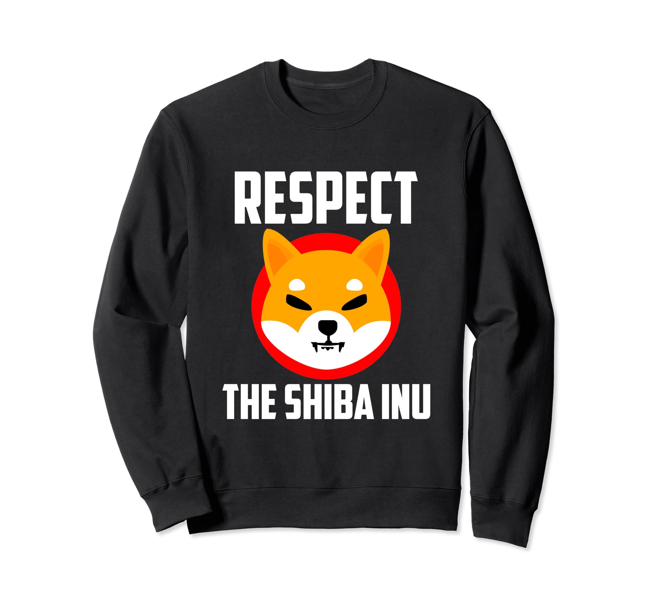 Respect The Shiba Inu Cryptocurrency Blockchain HODL Coin Sweatshirt