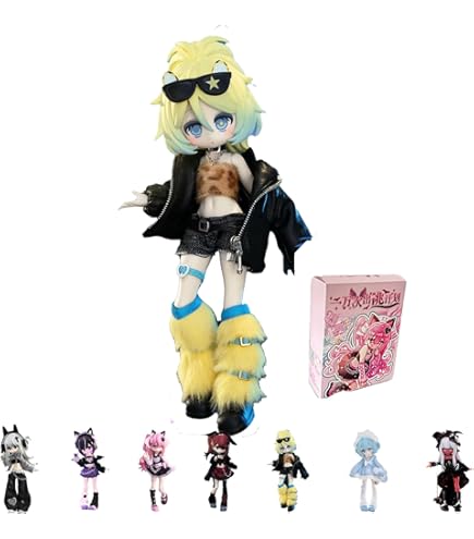 Amazon.com: GNATAPIAY 1/12 BJD Dolls Blind Box,Kawaii BJD