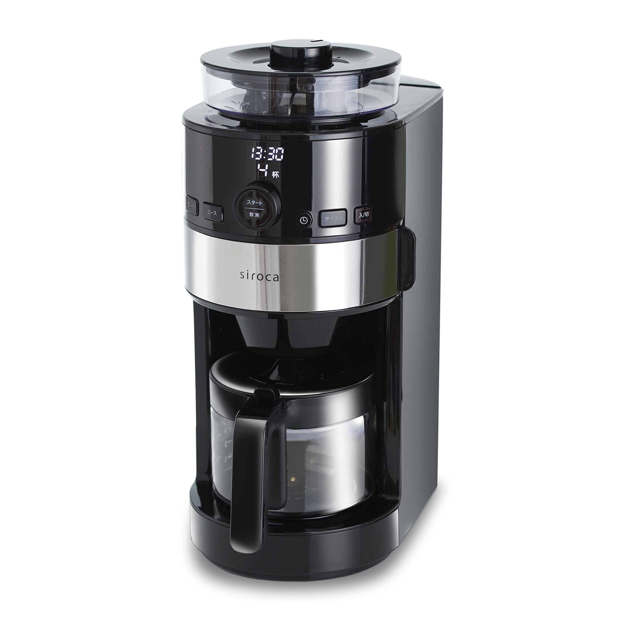 【新品・未開封】シロカ siroca SC-C111 Mua siroca Full Automatic Coffee Maker SC-C111-K-SS (Black