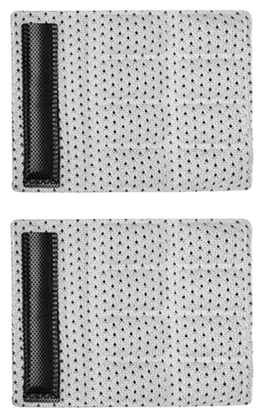 Jipemtra Helmet Chin Pads Foam Pads Set Chin Strap Padding Replacement Universal for Cycling Bike Motorcycle Helmet (Grey 2PCS)