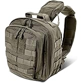 5.11 Tactical Sling Bag Pack MOAB 6, Shoulder Crossbody Military Bag, 11L, Ranger Green, Style 56963ABR